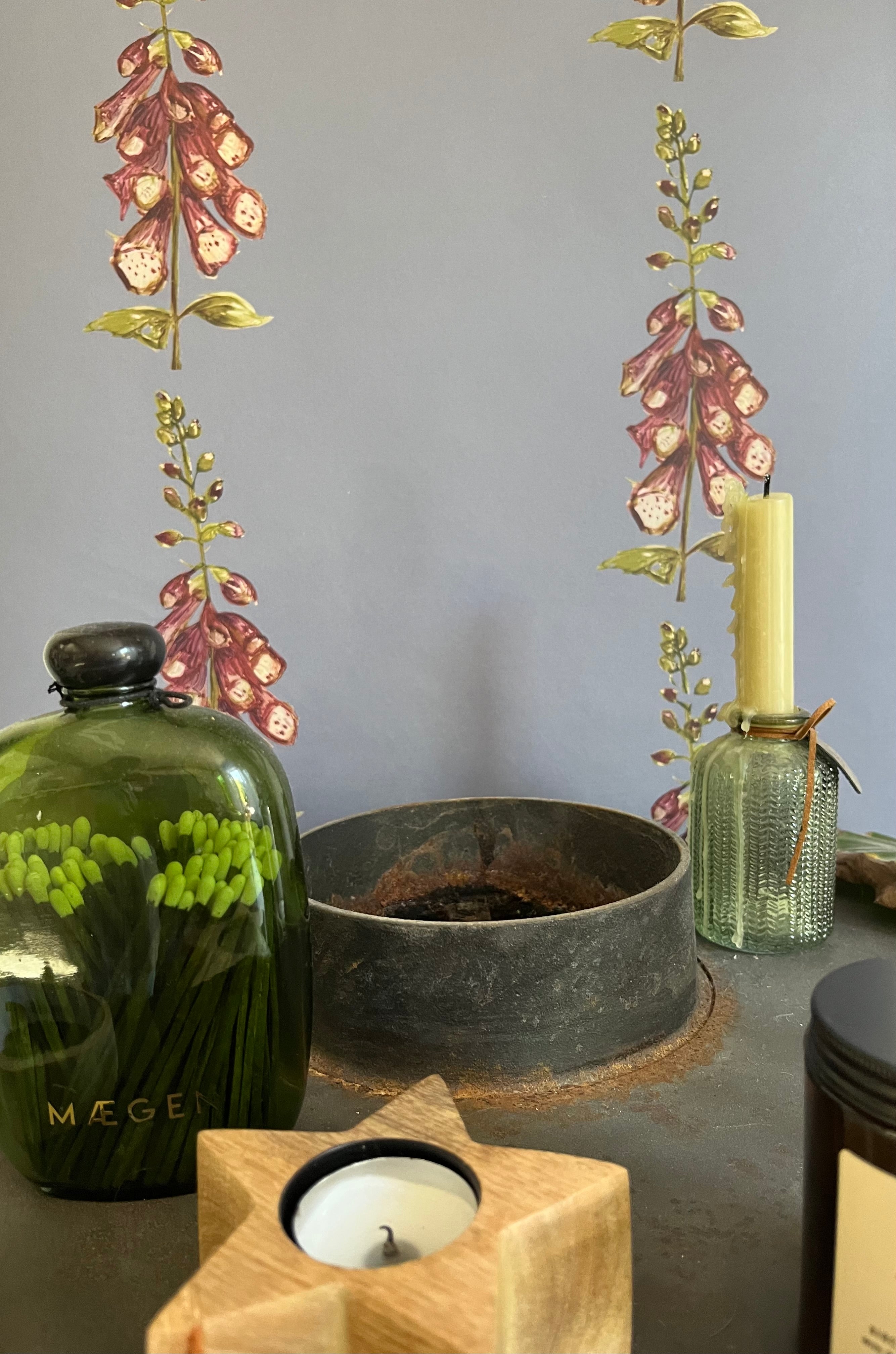 Winter Foxglove Wallpaper - Made to Order