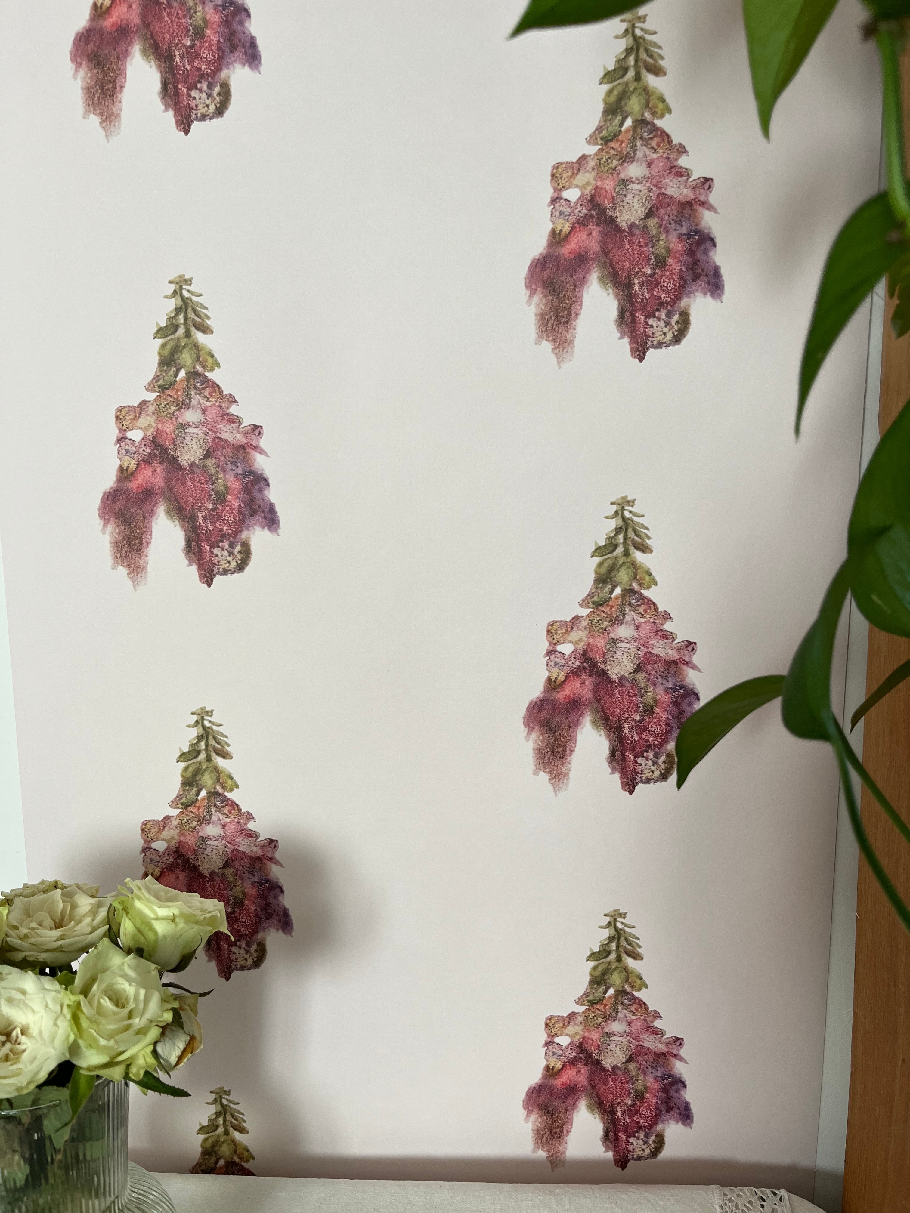 Enchanted Foxglove Wallpaper - Made to Order
