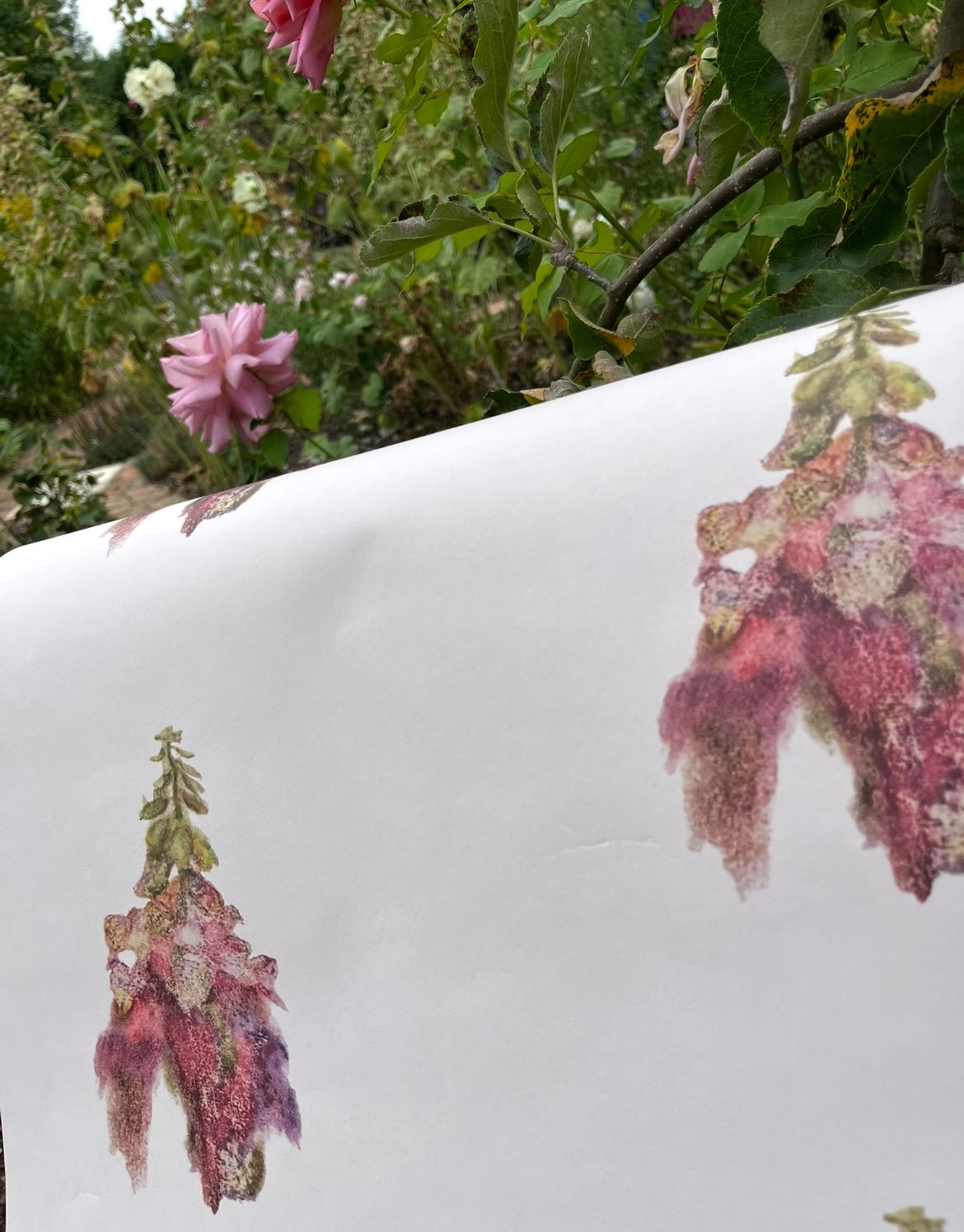 Enchanted Foxglove Wallpaper - Made to Order
