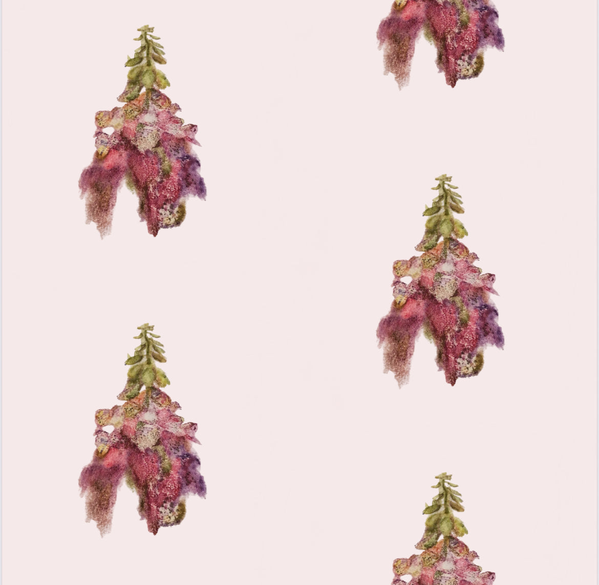 Enchanted Foxglove Wallpaper - Made to Order