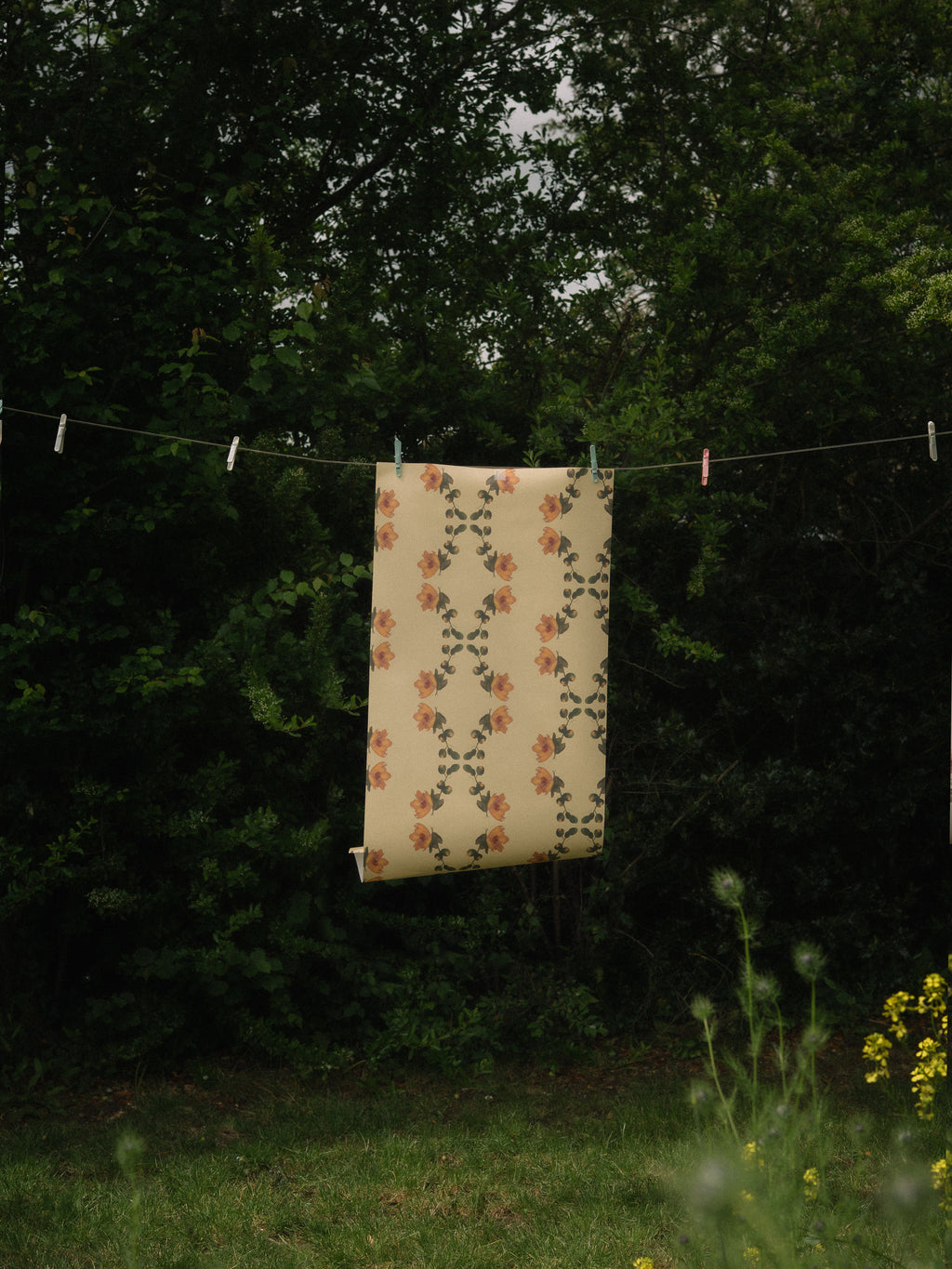My Sister's Garden Wallpaper - Made to Order