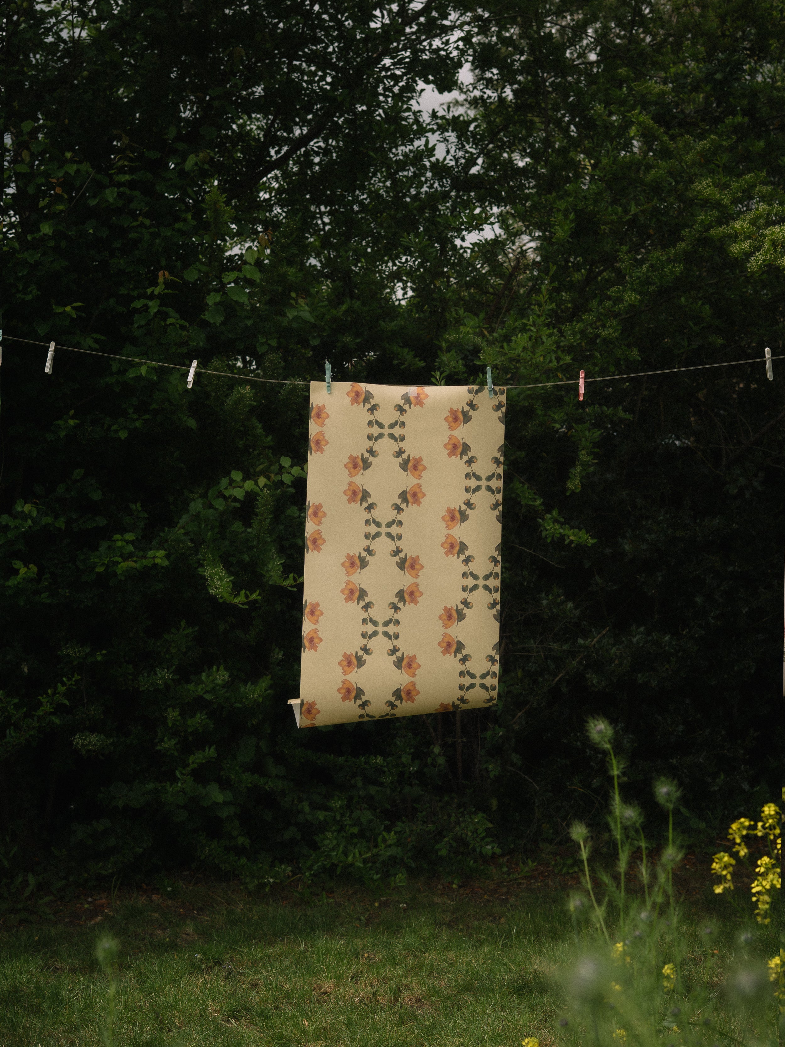 My Sister's Garden Wallpaper - Made to Order
