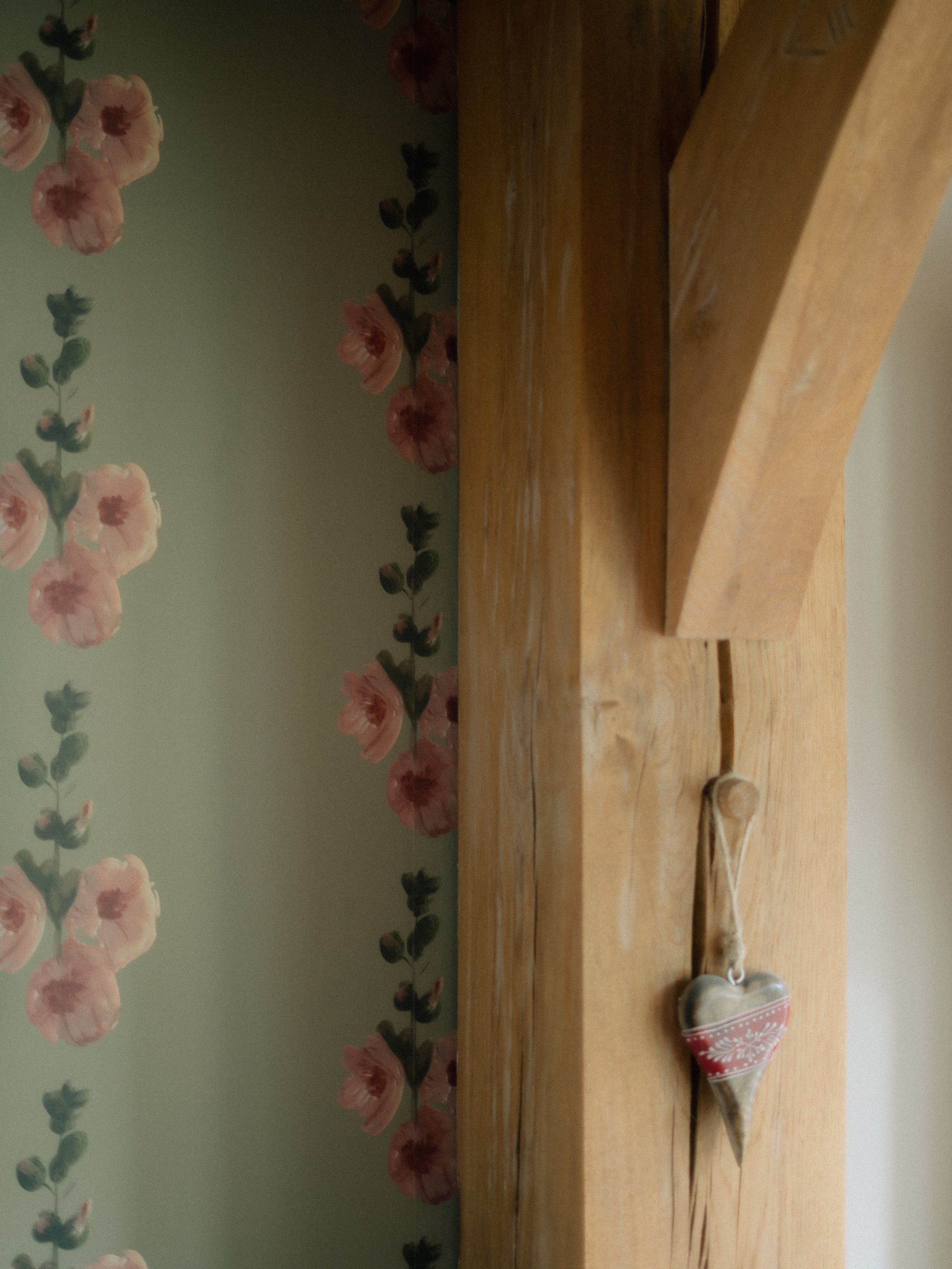 Hollyhocks Wallpaper - Made to Order