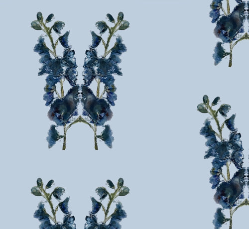 Delphinium Queen Wallpaper - Made to Order