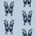 Delphinium Queen Wallpaper - Made to Order